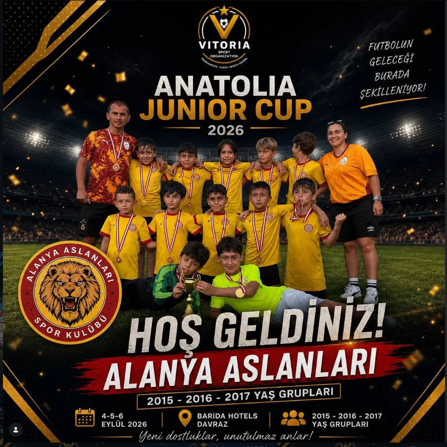 Alanya Aslanları Anatolia Junior Cup 2026’da