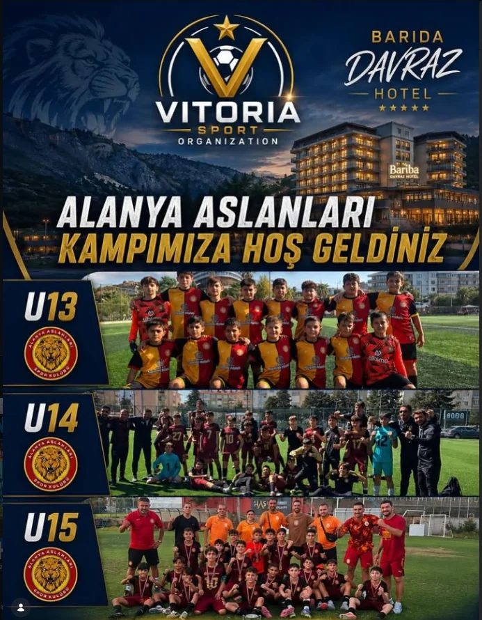 Alanya Aslanları Davraz yaz kampında buluşuyor