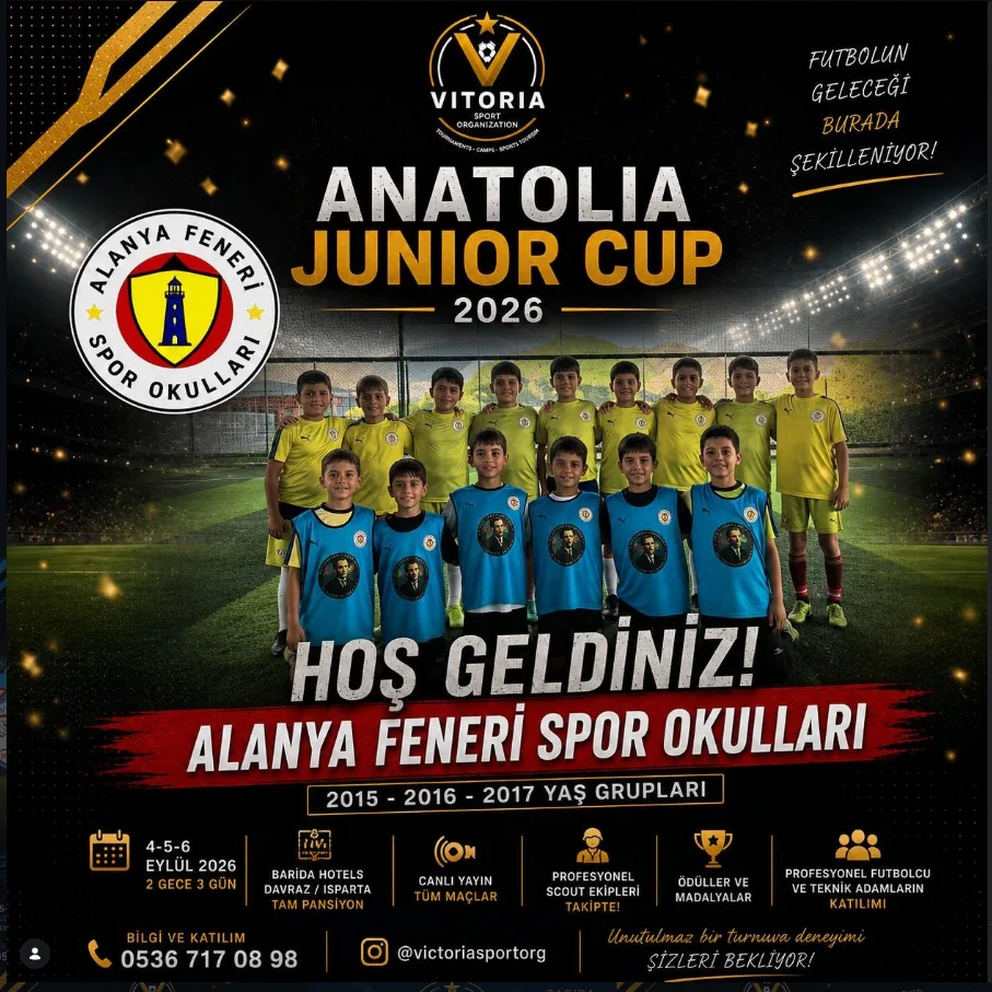 Alanya Feneri Spor Okulları turnuvada