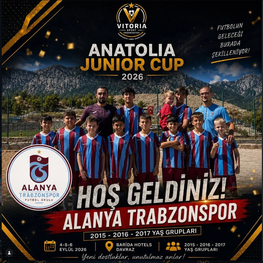 Alanya Trabzonspor Anatolia Junior Cup 2026’da