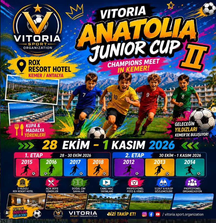 Vitoria Anatolia Junior Cup II Kemer’de