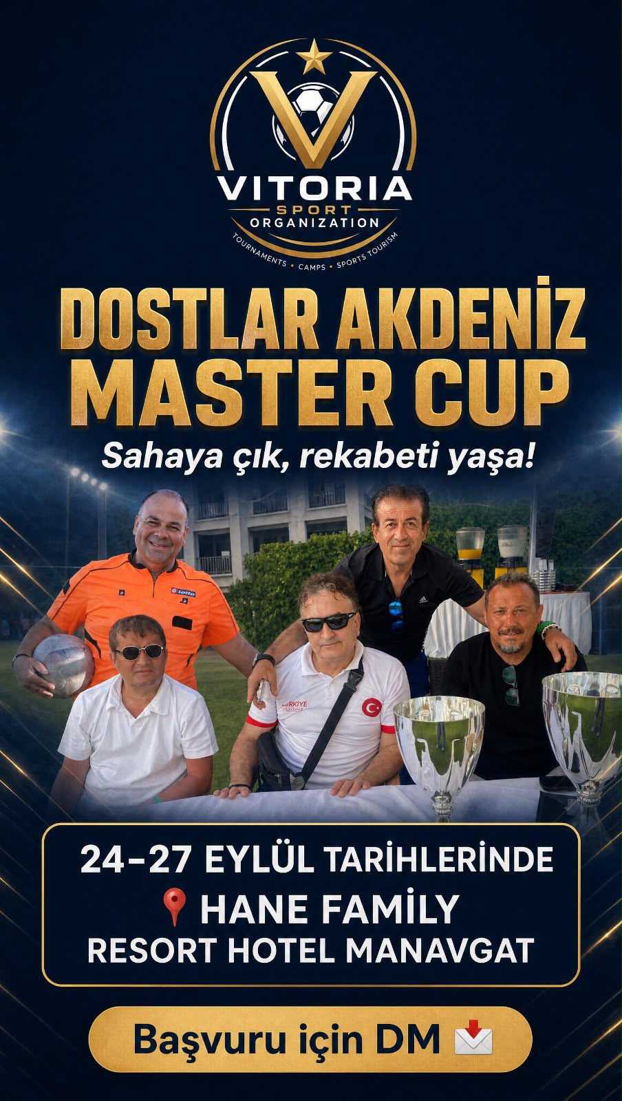 Dostlar Akdeniz Master Cup 24–27 Eylül’de Side’da